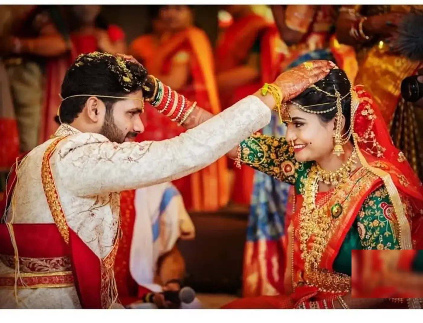 Vijayasri Matrimony wedding moment 8